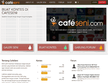 Tablet Screenshot of cafeseni.com